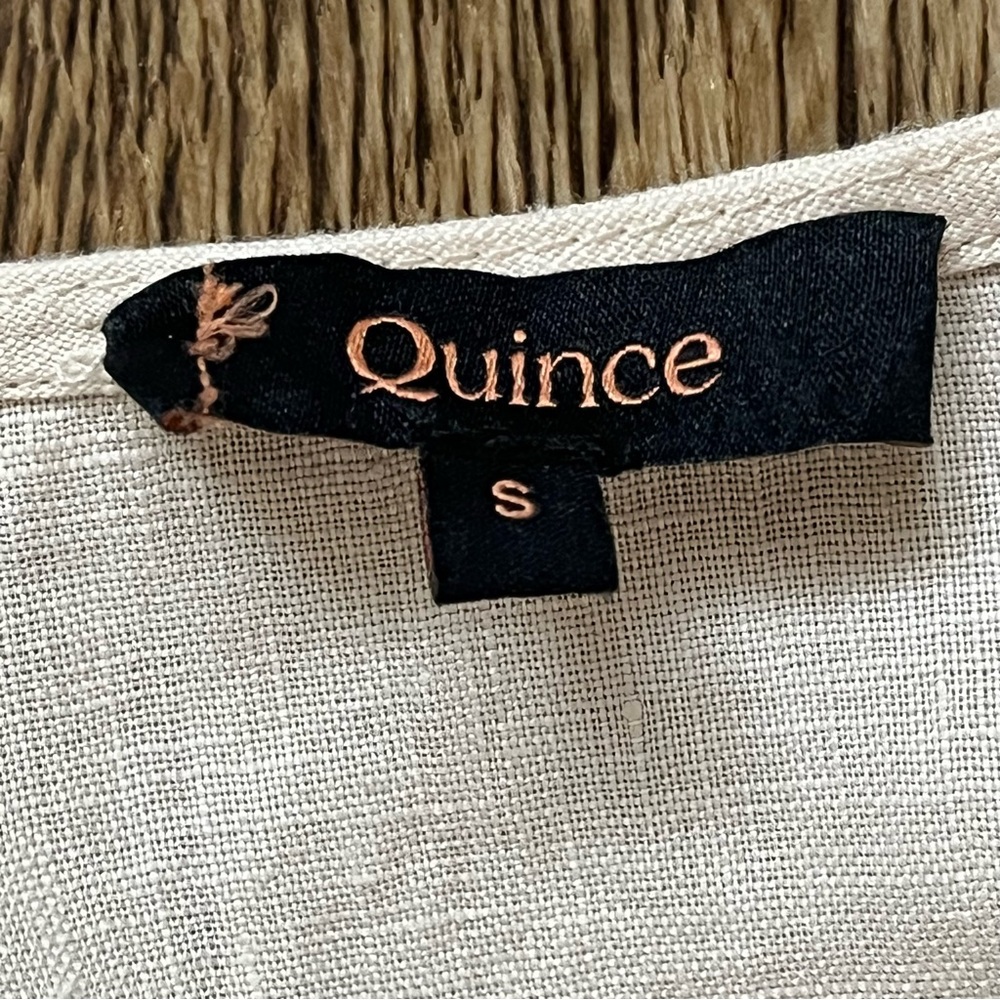Quince Cream Sleeveless Dress - Picture 10 of 11